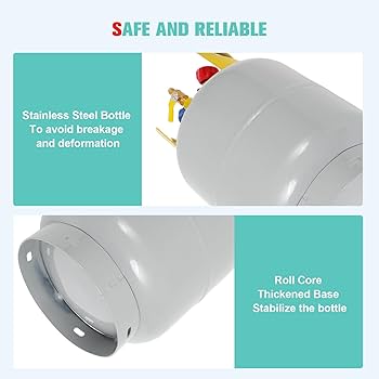 Amazon | Dollate 30ポンド 冷媒回収タンク R12、R22、R134A